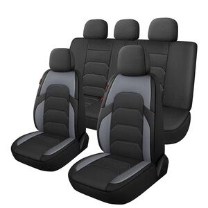 Black and Gray Car Seat Covers
